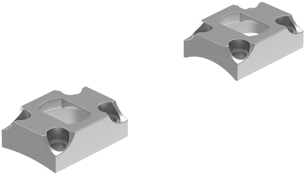 DD Browning X-Bolt 2-pc Silver 1 DD Browning X-Bolt 2-pc Silver